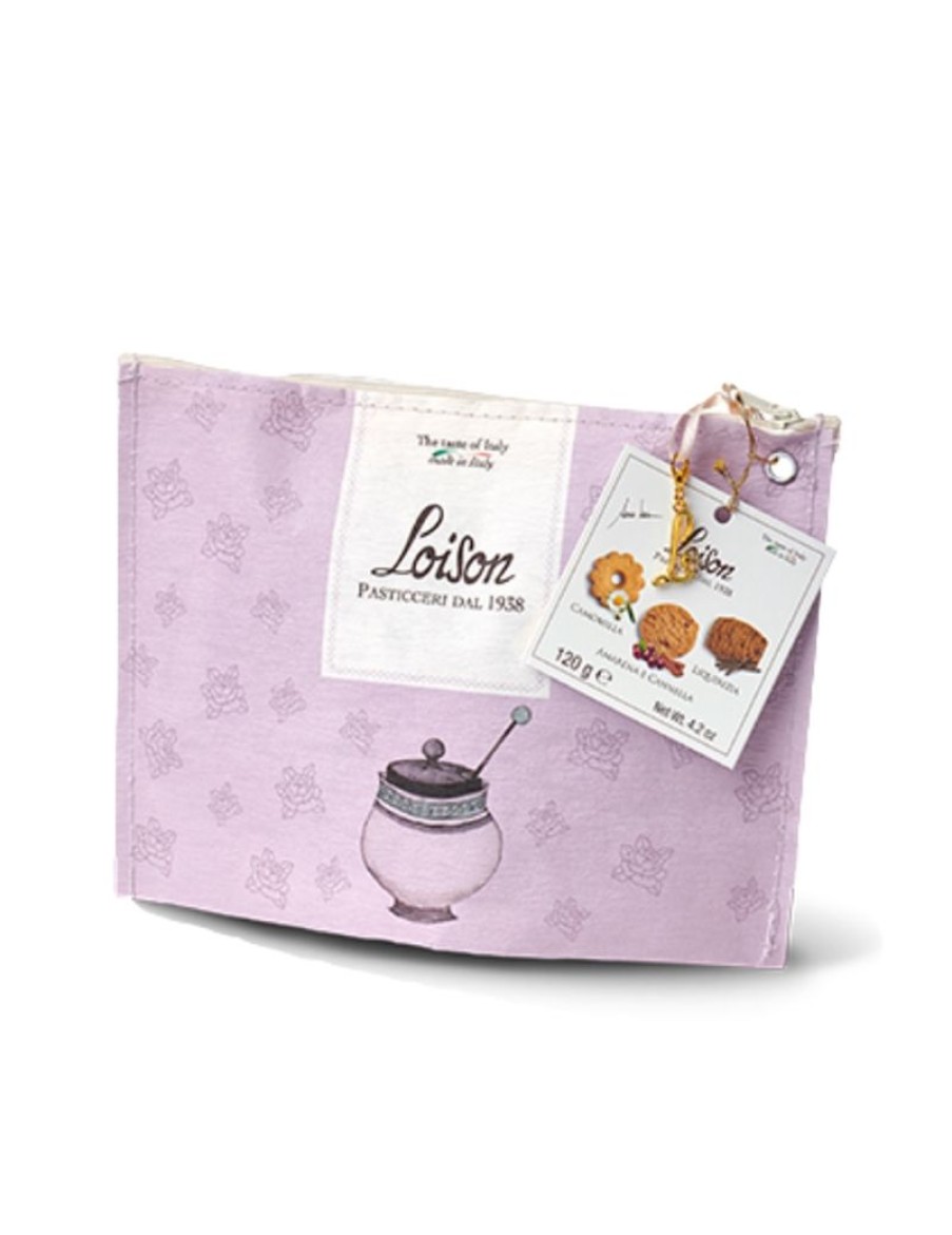 Click Cafe Biscotti Artigianali | Pochette Biscotti Monoporzione Camomilla, Amarena E Cannella, Liquirizia 120 Gr