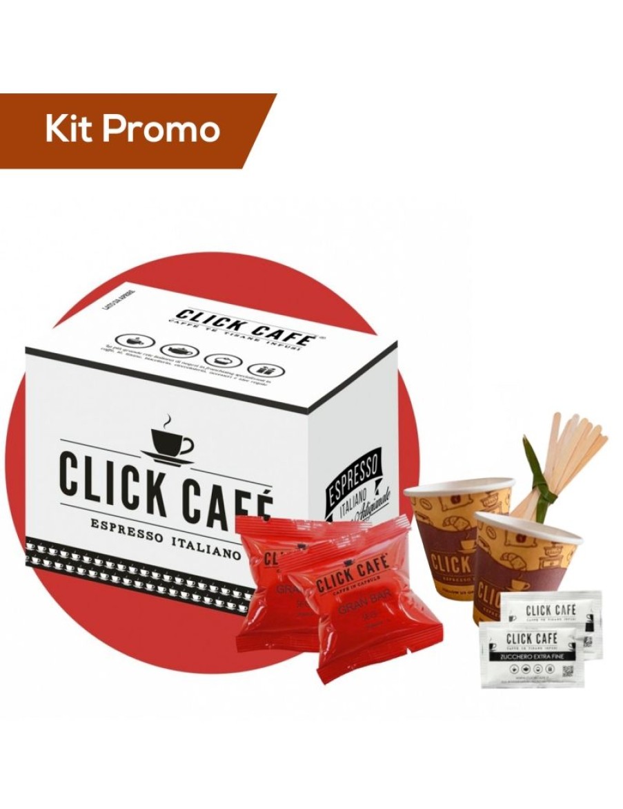 Click Cafe Capsule Compatibili Segafredo | Kit 100 Capsule Segafredo Miscela Intenso Con Kit Accessori