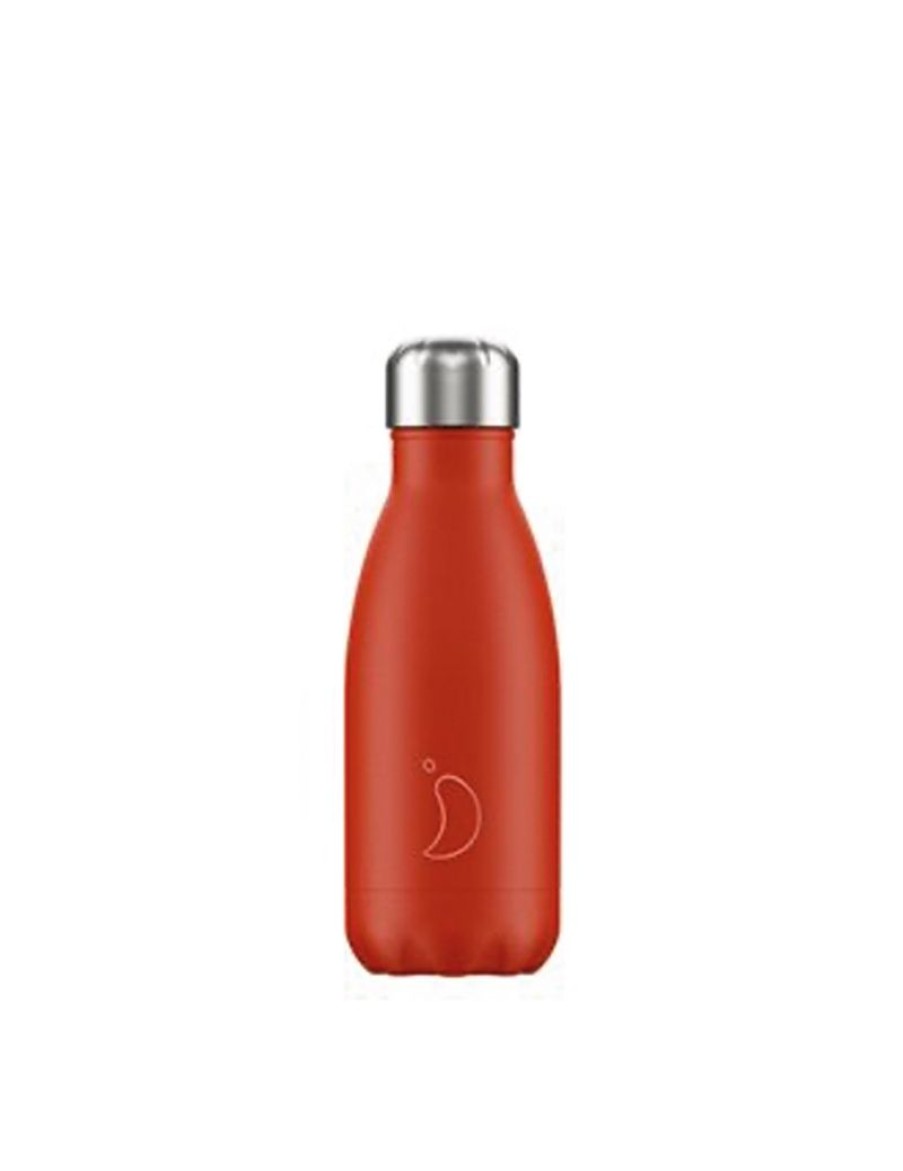 Click Cafe Borracce&Tazze Termiche E Accessori | Chilly'S Bottle Bottiglia Rosso Neon 260Ml