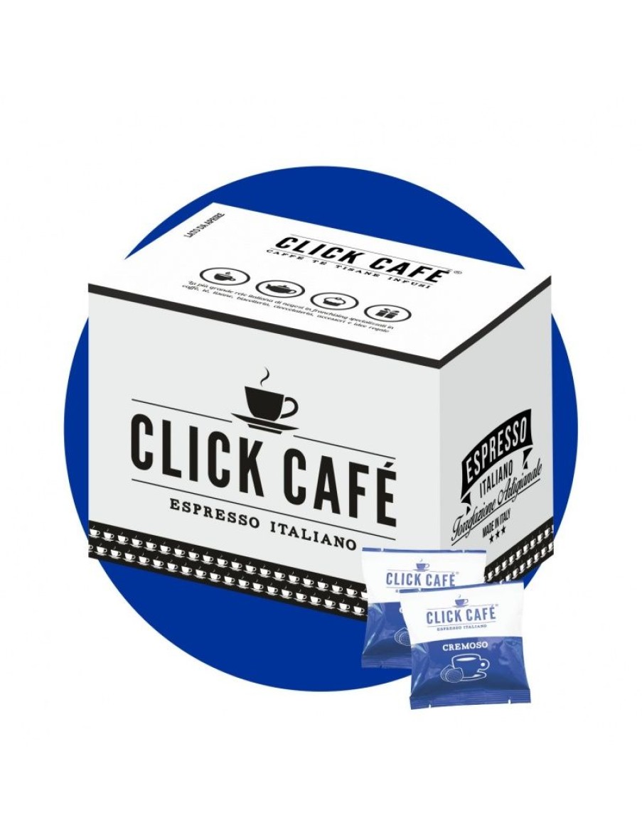 Click Cafe Cialde Caffe | 100 Cialde In Carta Filtro Miscela Cremoso