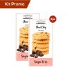 Click Cafe Biscotti Artigianali | Box 4 Astucci Biscotti Inglesi Senza Zucchero Con Scaglie Di Cioccolato