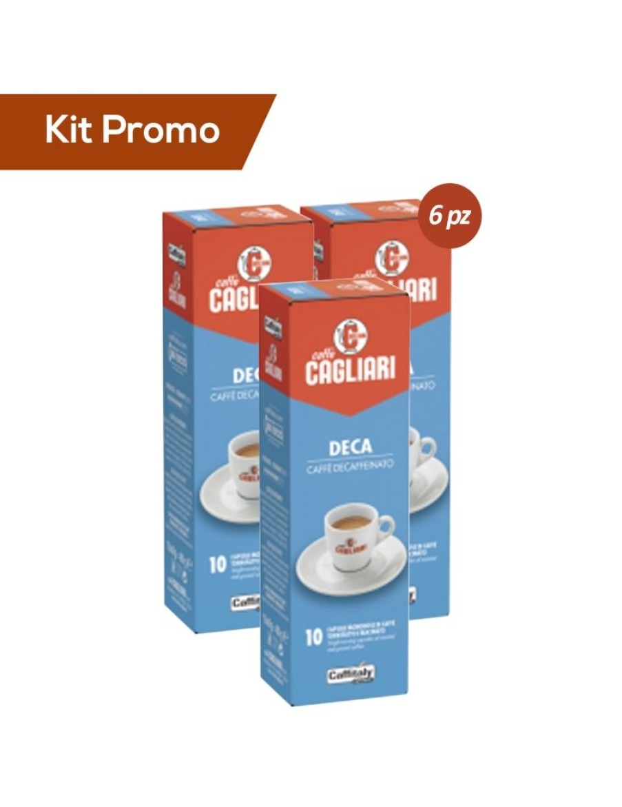 Click Cafe Capsule Caffitaly* Originali | Box 60 Capsule Decaffeinato Cagliari Caffitaly