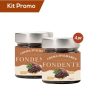 Click Cafe Cioccolato Artigianale | Kit 4 Vasetti Di Crema Al Cioccolato Fondente