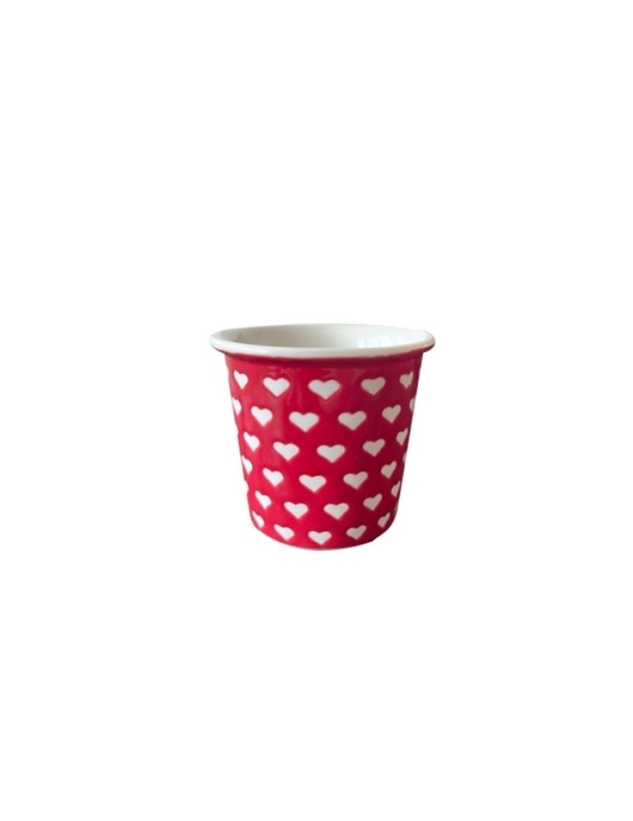 Click Cafe Tazzine Da Caffe E Tazze Mug | Bicchiere Da Caffe Enjoy Cuori 90 Ml