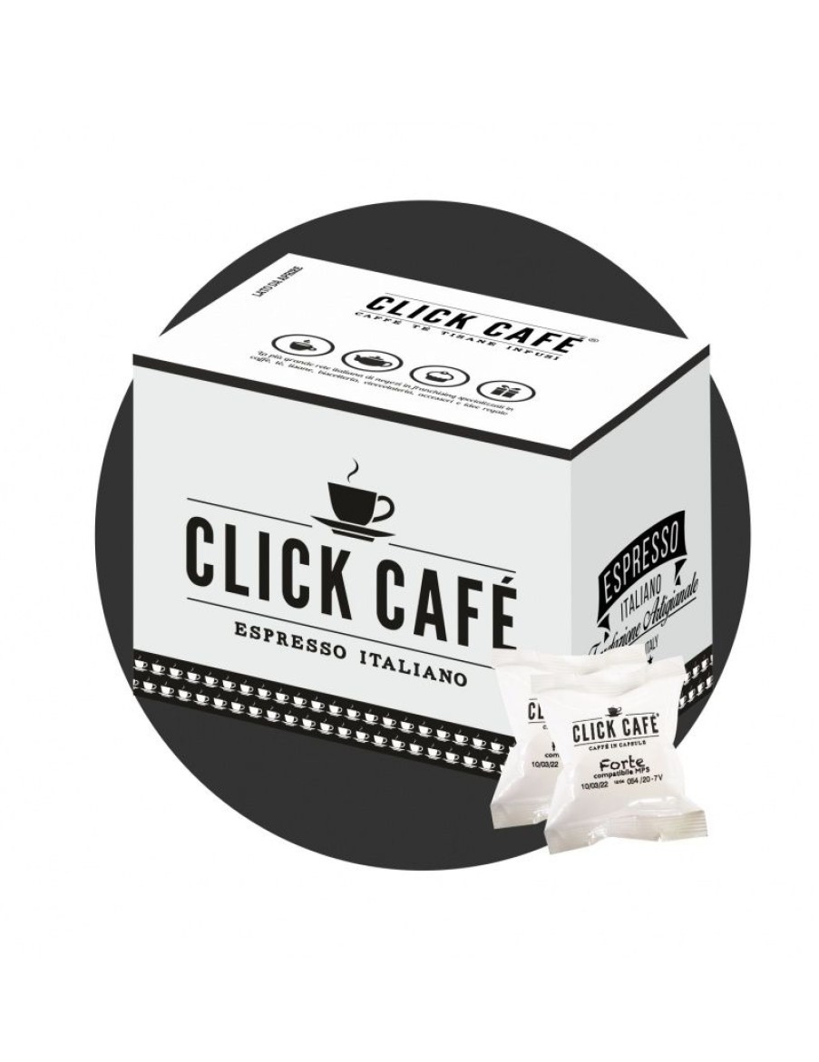 Click Cafe Capsule Compatibili Fior Fiore* Lui Martello | 100 Capsule Forte Fiorfiore- Mps - Click Cafe