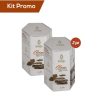 Click Cafe Cioccolato Artigianale | Kit 2 Astucci Di Cortecce Ricoperte Di Cioccolato Fondente