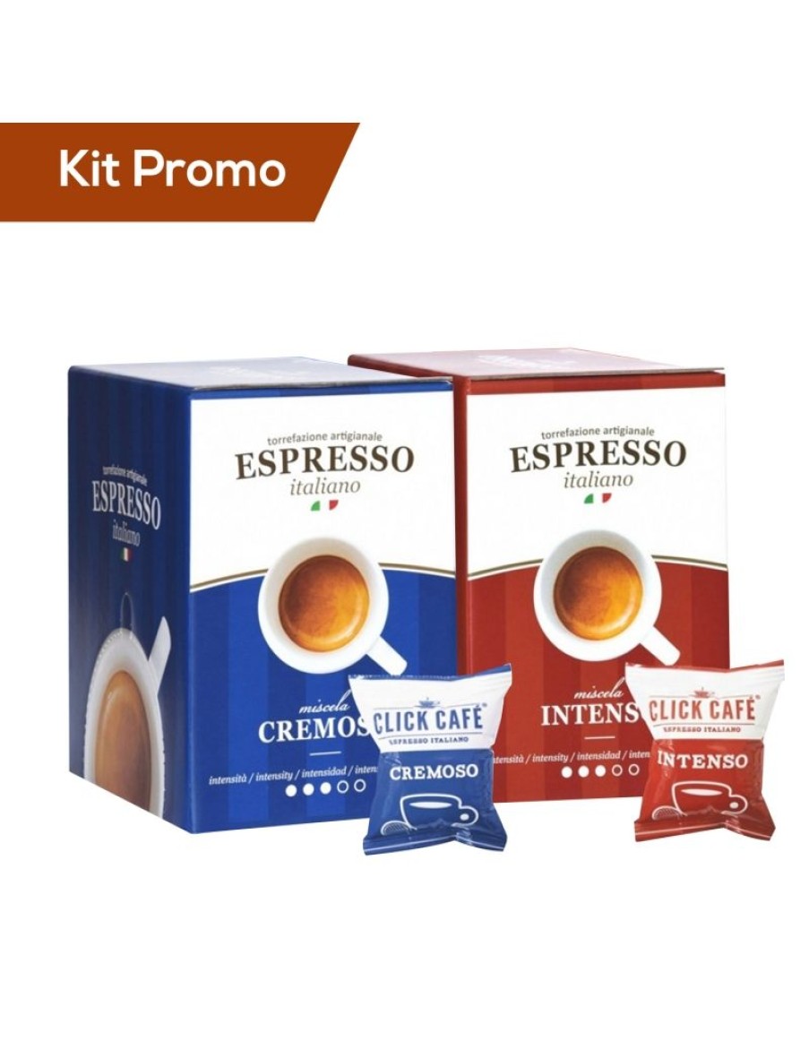 Click Cafe Capsule Compatibili Nespresso | Box 60 Capsule Nespresso Miscela Cremoso E Intenso