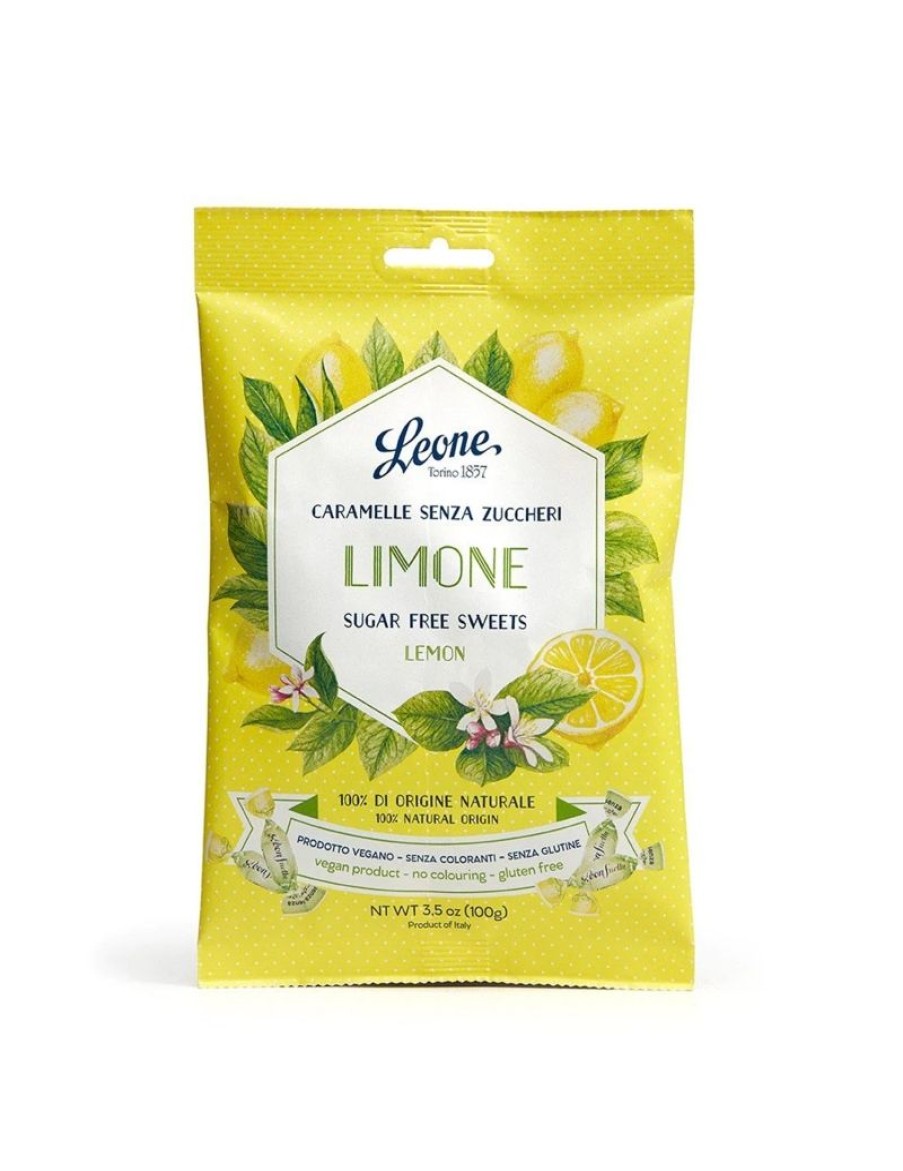 Click Cafe Caramelle Mentine E Liquirizie | Caramelle Leone Al Limone Senza Zucchero Vegane - Senza Glutine