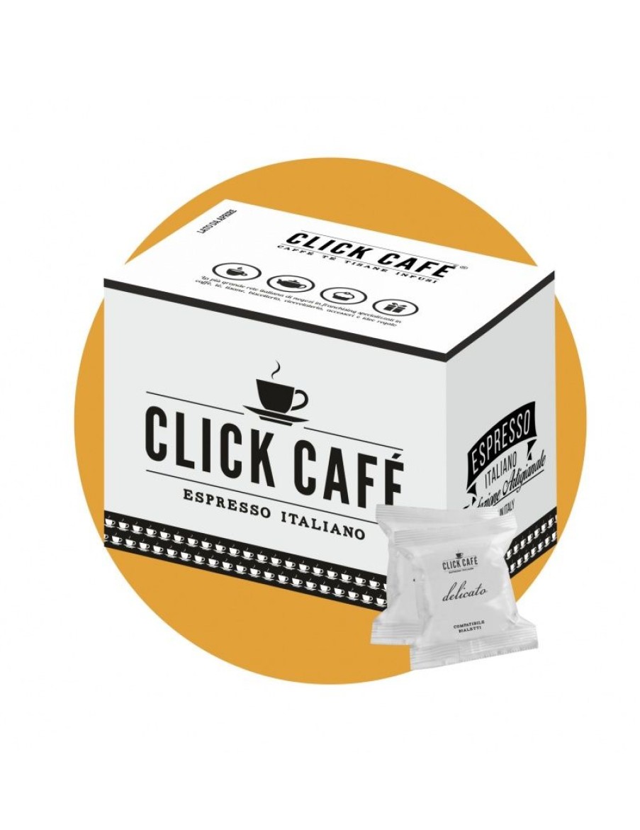 Click Cafe Capsule Compatibili Bialetti* | 100 Capsule Click Cafe Compatibili Bialetti Delicato