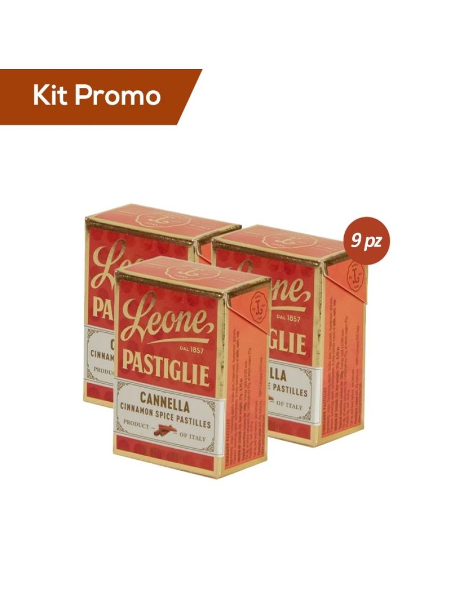 Click Cafe Caramelle Mentine E Liquirizie | Box 9 Scatoline Pastiglie Leone Alla Cannella