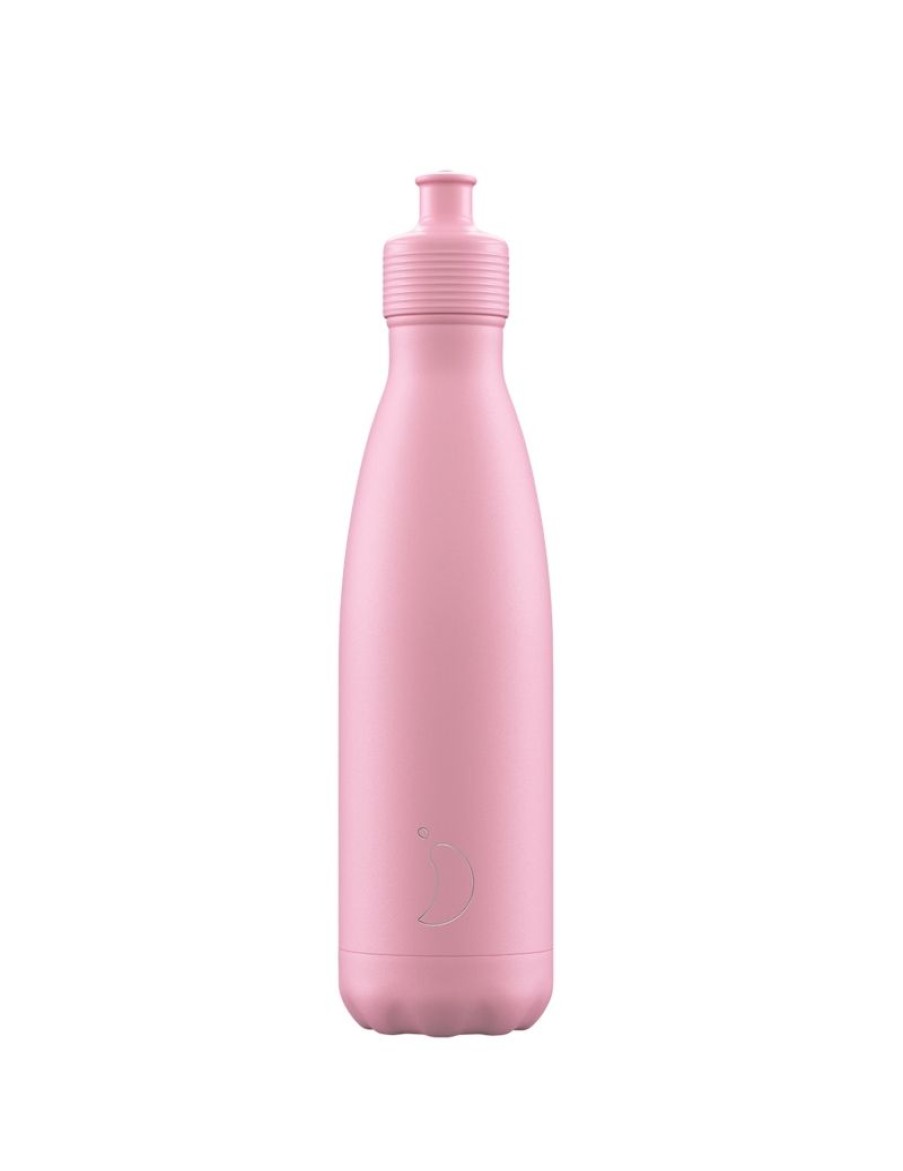 Click Cafe Borracce&Tazze Termiche E Accessori | Chilly'S Bottle Tappo Sport Rosa Pastello 500 Ml