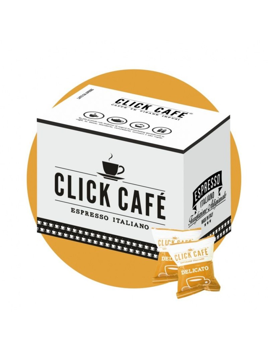 Click Cafe Capsule Compatibili Espresso Point | 100 Capsule Espresso Point Miscela Delicato