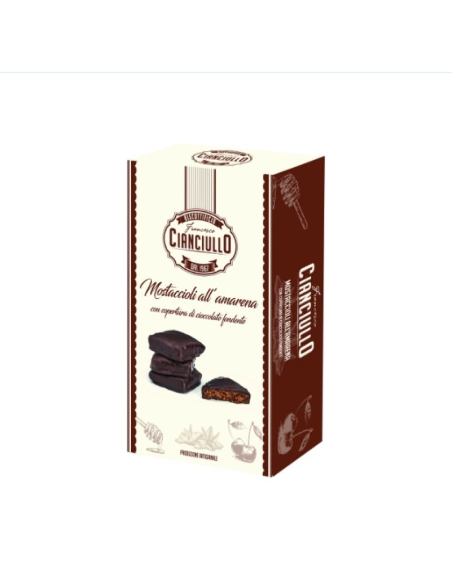 Click Cafe Biscotti Artigianali | Mostaccioli Con Ripieno All'Amarena Astuccio 250Gr