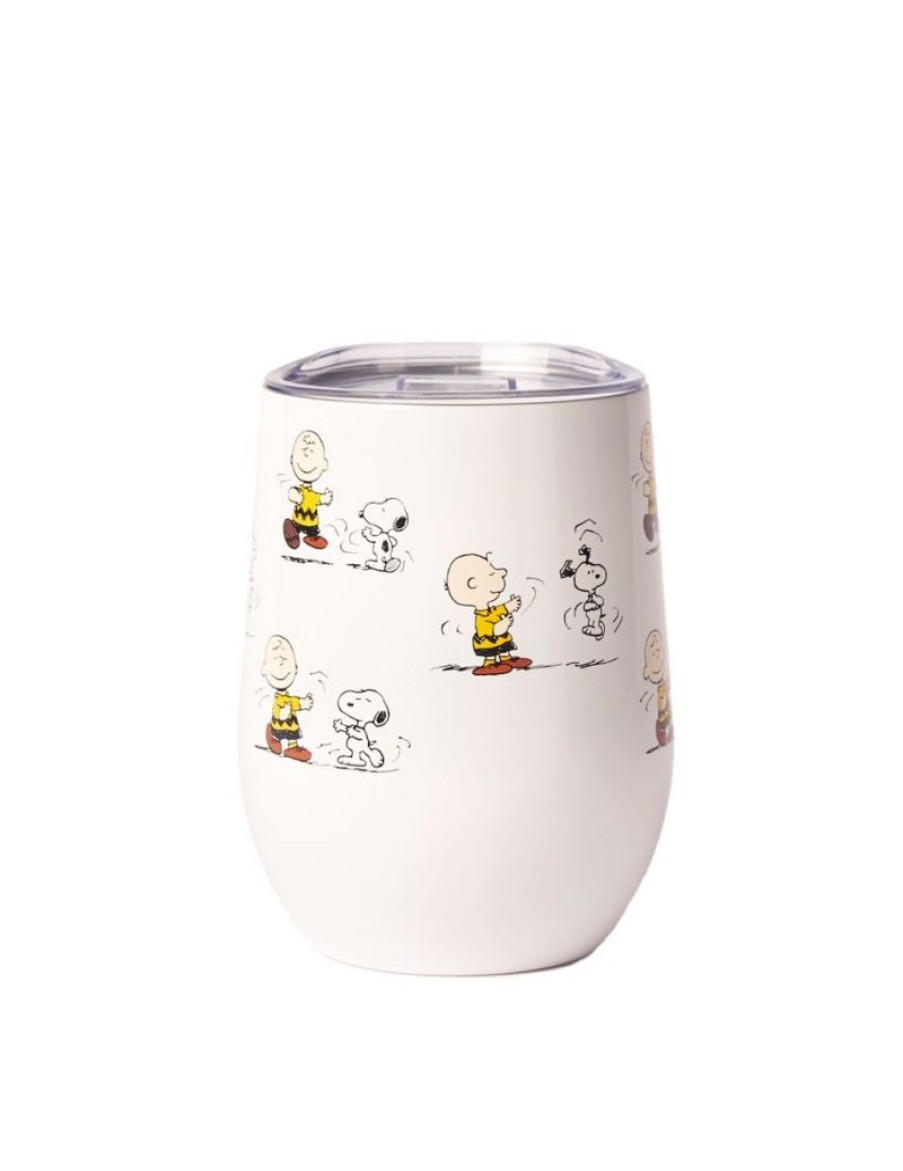 Click Cafe Quy Cup | Bicchiere Termico Quy Cup Snoopy 3 Dancing 300 Ml