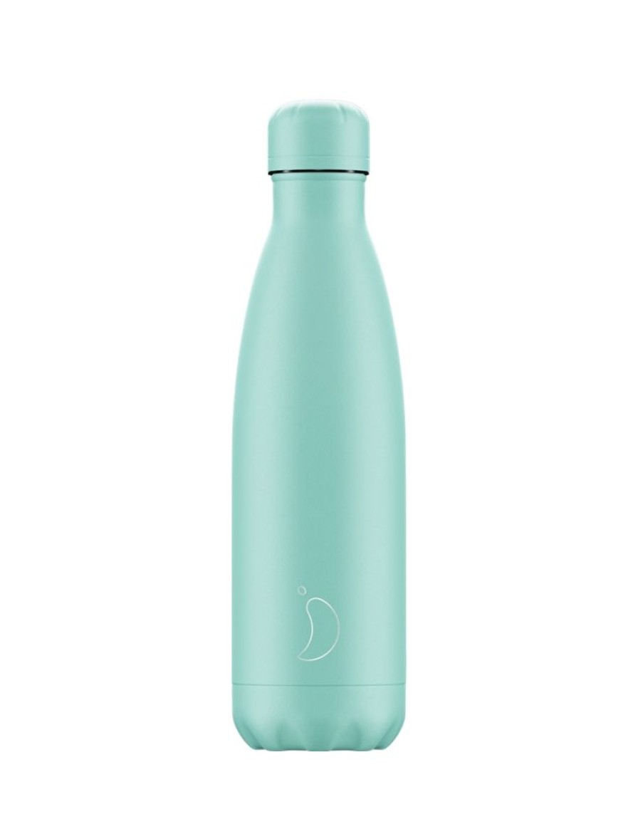 Click Cafe Borracce&Tazze Termiche E Accessori | Chilly'S Bottle Verde Pastello Con Tappo Verde 750 Ml