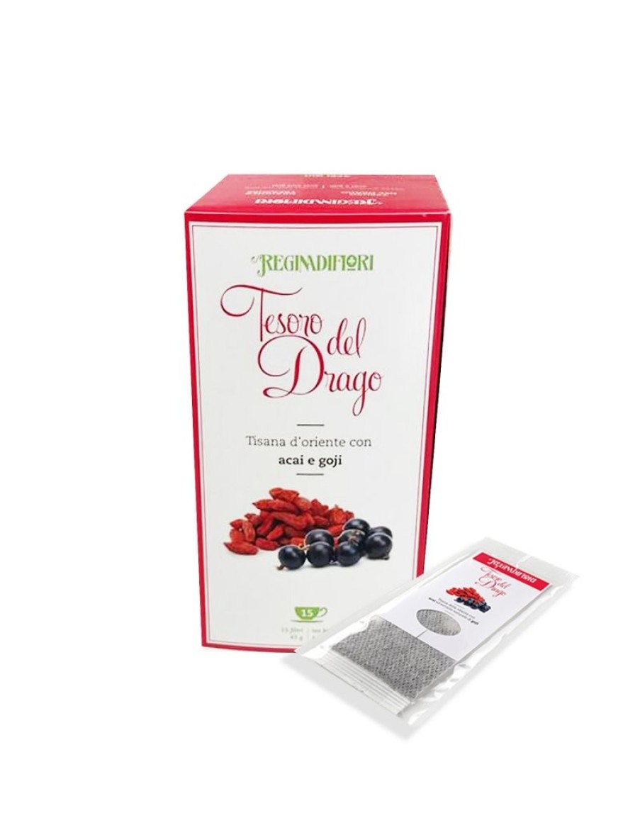 Click Cafe Te E Tisane Regina Di Fiori E Mlesna | Tesoro Del Drago Goji Acai 15Pz