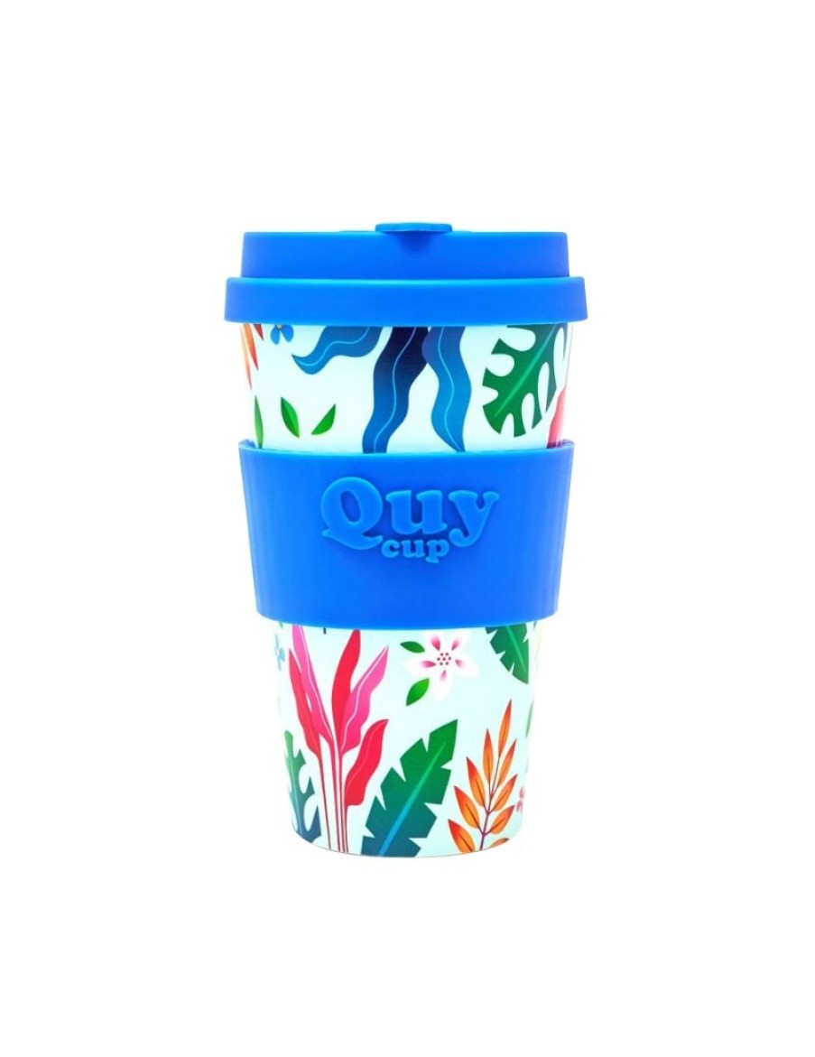 Click Cafe Quy Cup | Tazza Quy Cup Fiori - R Pet- 400 Ml