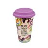 Click Cafe Tazzine Da Caffe E Tazze Mug | Bicchiere Alice In Porcellana Con Tappo In Silicone 300Ml