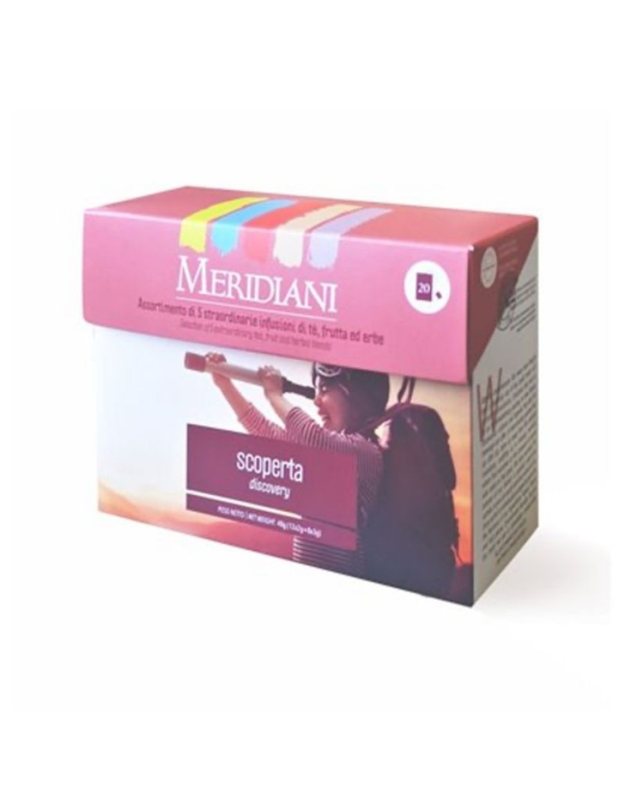 Click Cafe Te E Tisane Meridiani | Astuccio 20 Filtri "Scoperta" Assortimento Di 5 Te E Tisane