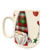 Click Cafe Tazzine Da Caffe E Tazze Mug | Mug Xl Fantasia Tartan Gnomo Natalizio 900 Ml