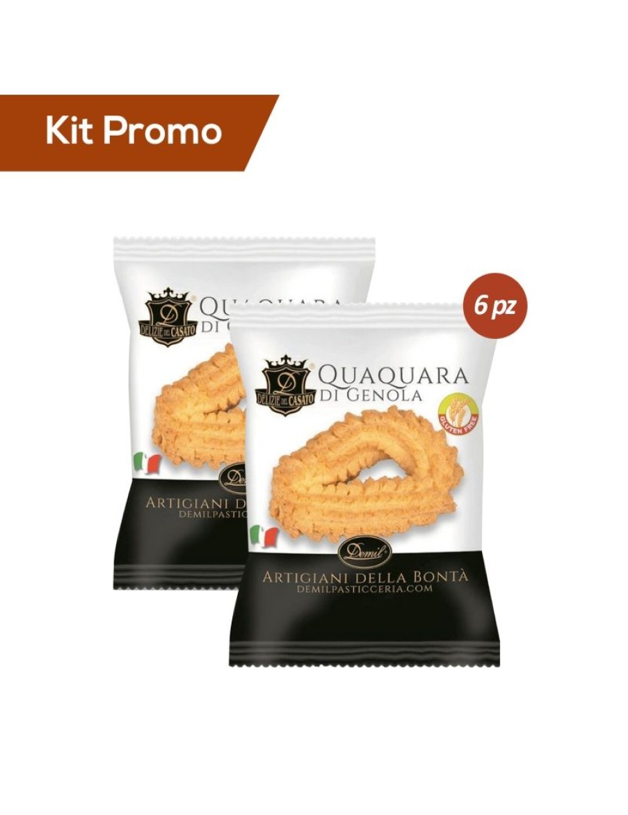 Click Cafe Biscotti Artigianali Senza Glutine | Kit 6 Biscotti Quaquare Senza Glutine