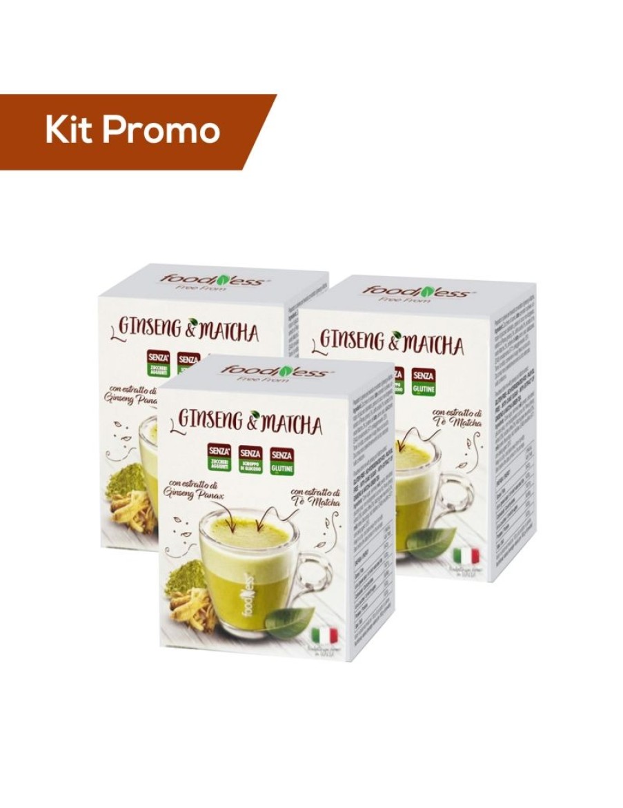 Click Cafe Caffe In Grani Macinato E Solubile | Box 3 Confezioni Caffe Al Ginseng E Matcha Solubile Foodness