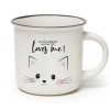 Click Cafe Tazzine Da Caffe E Tazze Mug | Tazza Cappuccino Gatto 350Ml Bon China