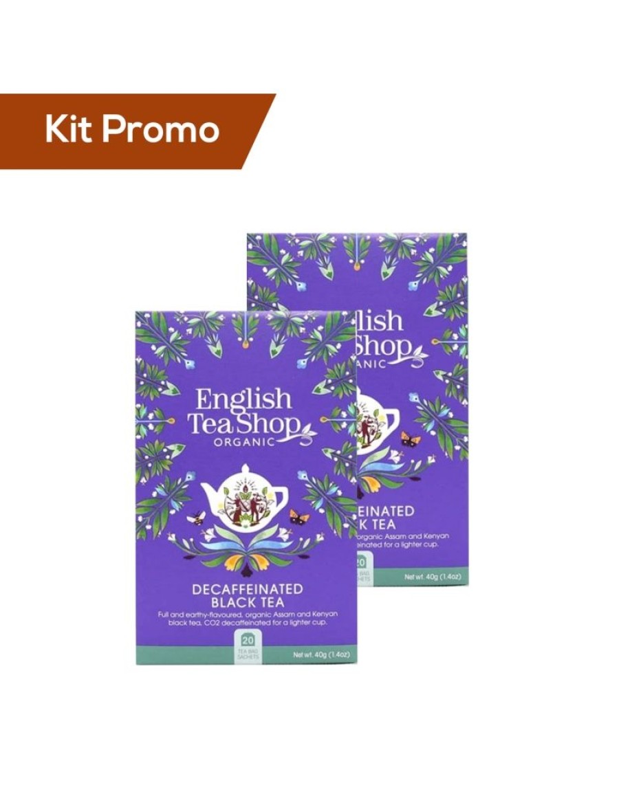 Click Cafe Te E Tisane English Tea Shop | Box 2 Astucci English Tea Shop Te Nero Decaffeinato Bio