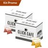 Click Cafe Capsule Compatibili Lavazza* A Modo Mio | Box 200 Capsule Compatibile A Modo Mio, Miscela Intenso E Miscela Delicato