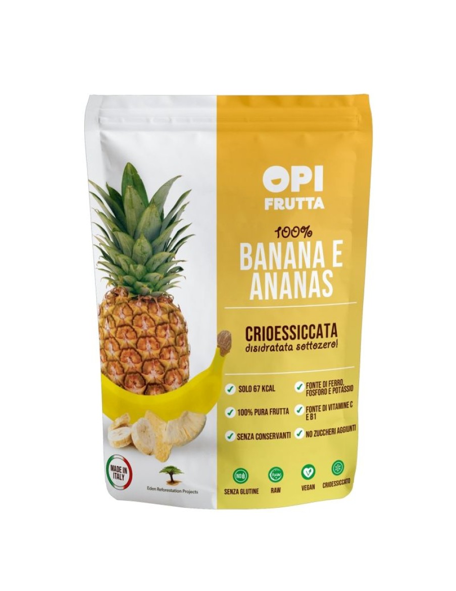 Click Cafe Gluten Free | Ananas&Banana Crioessiccata Senza Glutine - Vegan