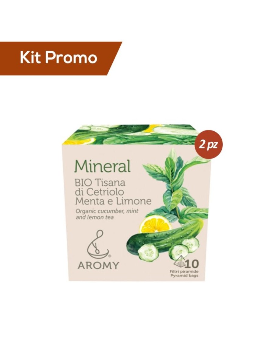 Click Cafe Tisane Biologiche | Box 2 Astucci Tisana Biologica Di Cetrilo, Menta E Limone