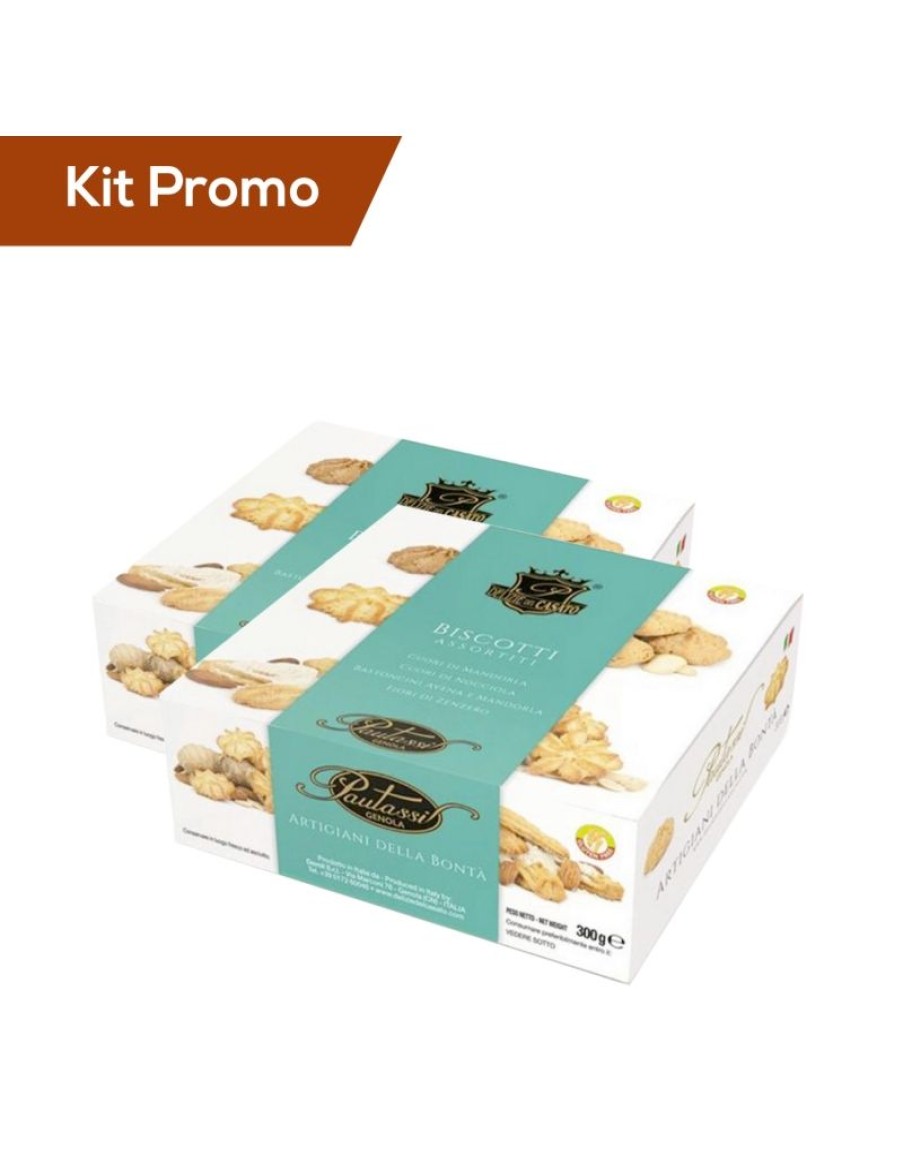 Click Cafe Biscotti Artigianali Senza Glutine | Kit 2 Pacchi Biscotti Assortiti Senza Glutine