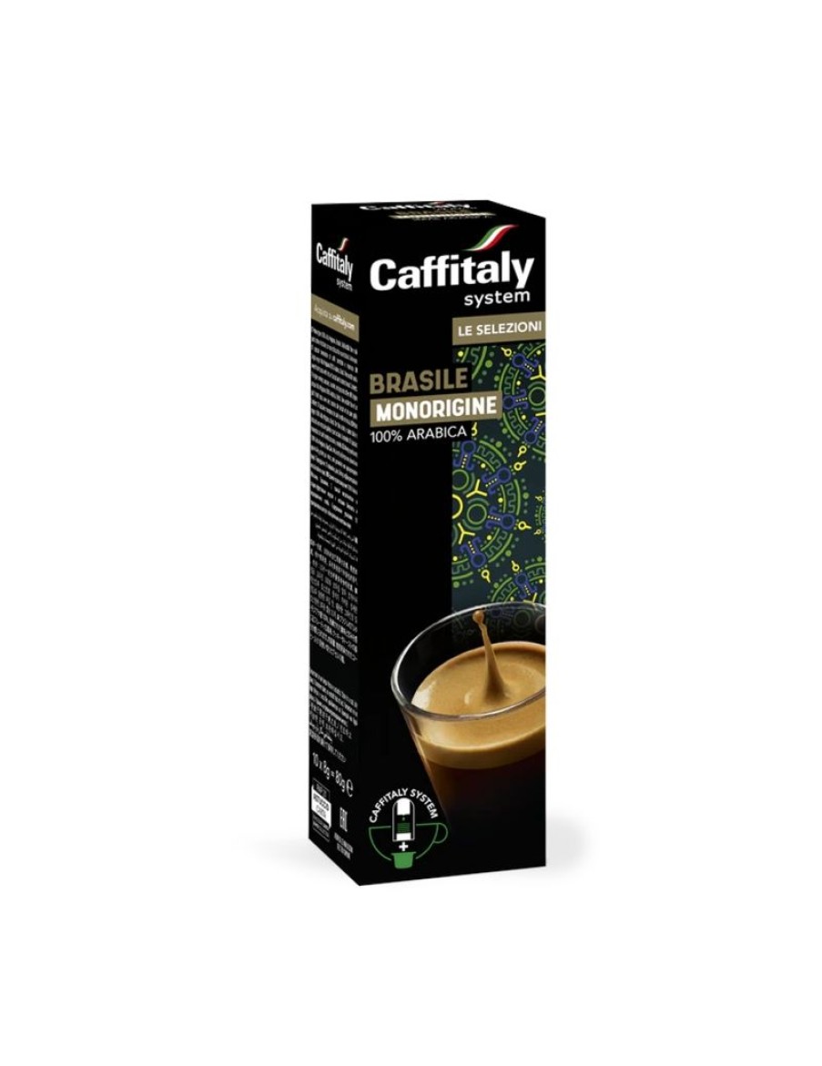 Click Cafe Capsule Caffitaly* Originali | 10 Capsule Monorigine Brasil 100% Arabica