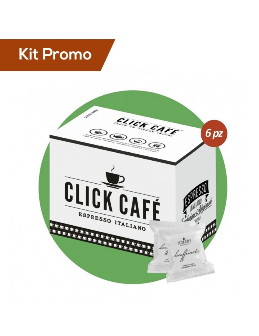 Click Cafe Capsule Compatibili Essse Caffe | Box 600 Capsule Miscela Decaffeinato Espresso Point - Essse