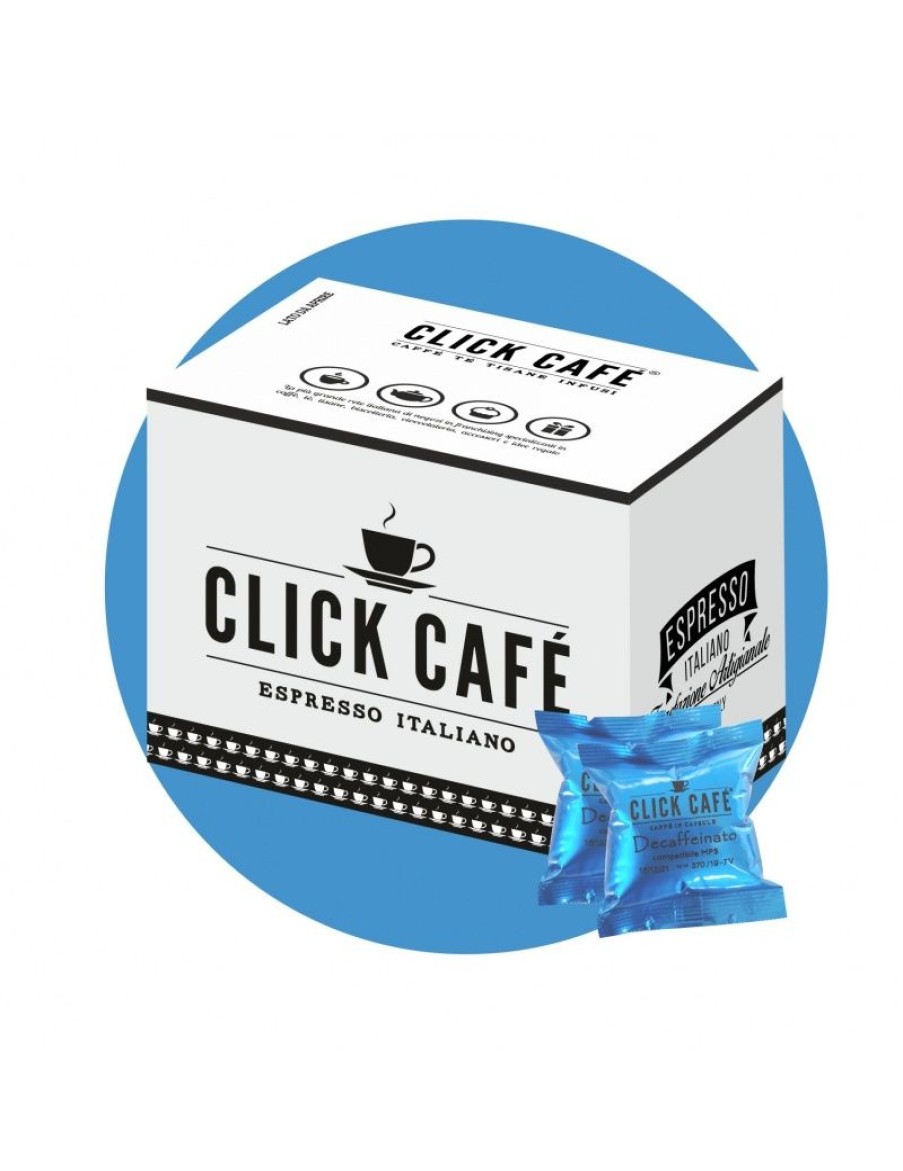 Click Cafe Capsule Compatibili Fior Fiore* Lui Martello | 100 Capsule Deca Fiorfiore - Mps - Click Cafe'