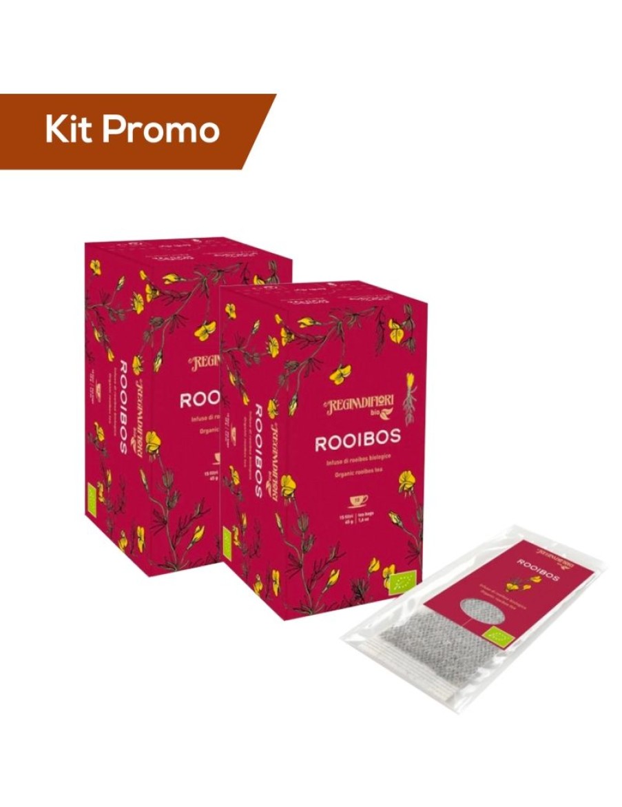 Click Cafe Te E Tisane Regina Di Fiori E Mlesna | Box 2 Astucci Infuso Biologico Regina Di Fiori "Rooibos"