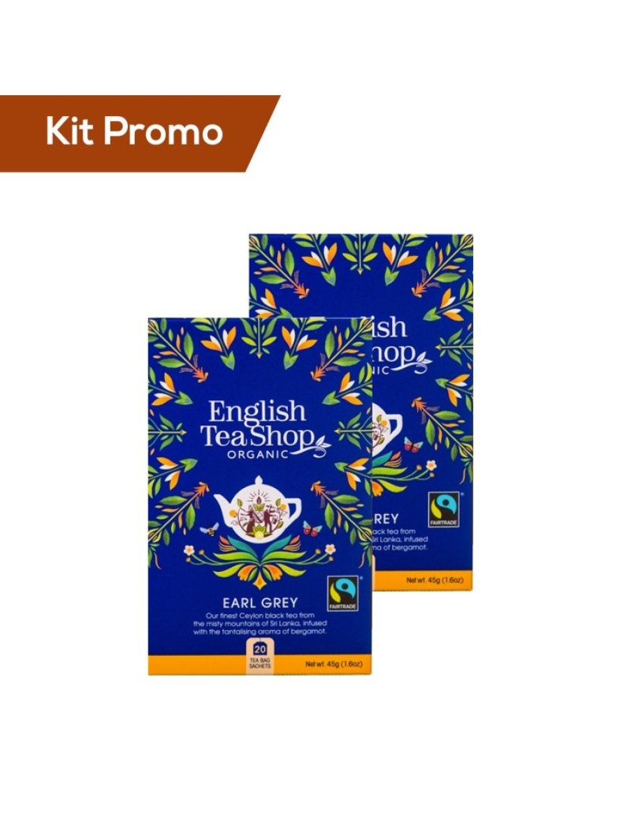 Click Cafe Te E Tisane English Tea Shop | Kit 2 Astucci English Tea Shop Te Al Bergamotto Bio