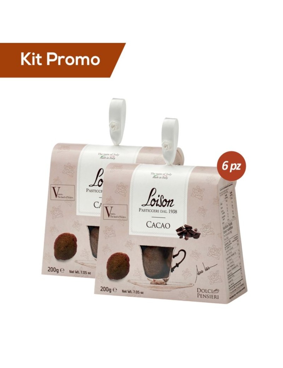 Click Cafe Biscotti Artigianali | Box 6 Astucci Biscotti Al Cacao Loison