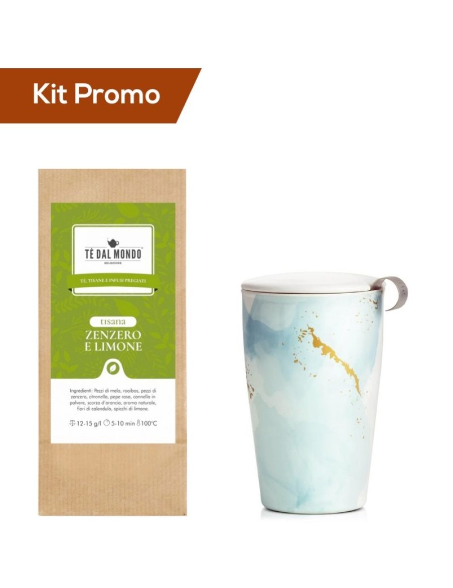 Click Cafe Tisane In Foglia | Box Tisana Rigenerante Con Infusiera Tea Forte