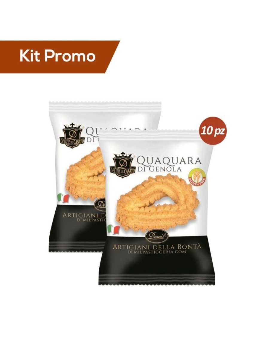 Click Cafe Biscotti Artigianali Senza Glutine | Kit 10 Biscotti Quaquare Senza Glutine