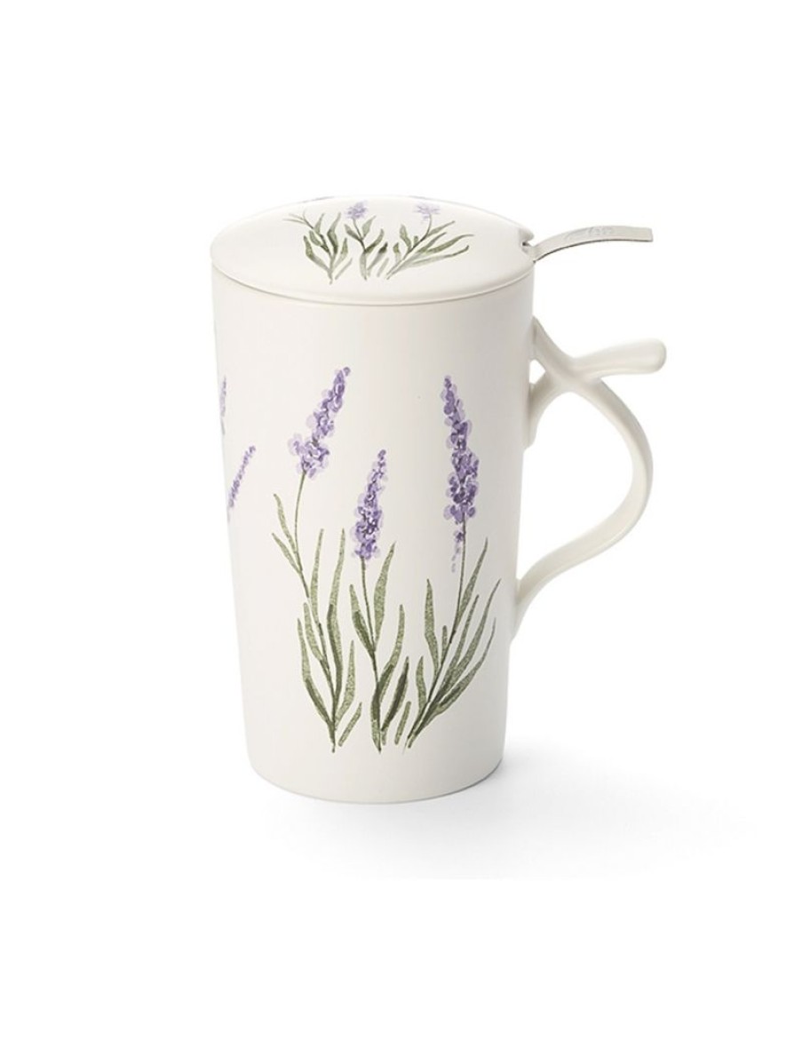 Click Cafe Tazze Da Te E Teiere | Infusiera Lavanda New Bone China 0.4L