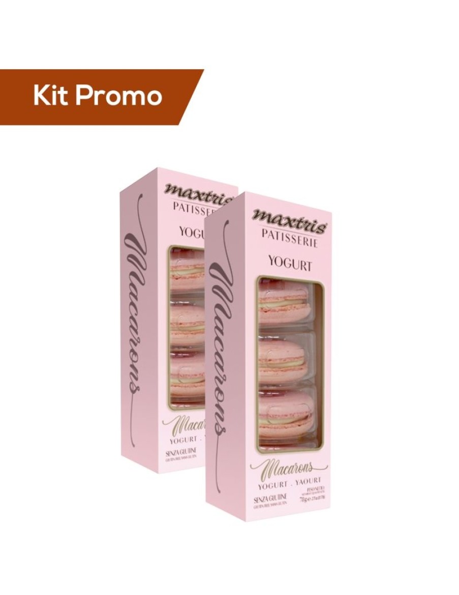 Click Cafe Confetti Maxtris | Kit 2 Pacchi Macarons Maxtris Allo Yogurt