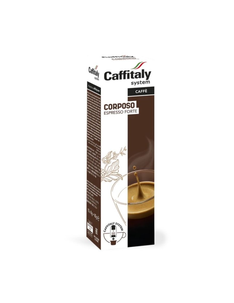 Click Cafe Capsule Caffitaly* Originali | 10 Capsule Corposo Espresso Forte Ecaffe