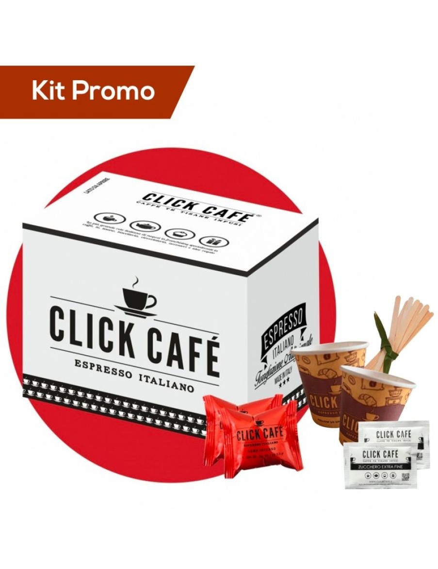 Click Cafe Capsule Domo Compatibili | Box Capsule Domo Miscela Intenso Con Kit Accessori