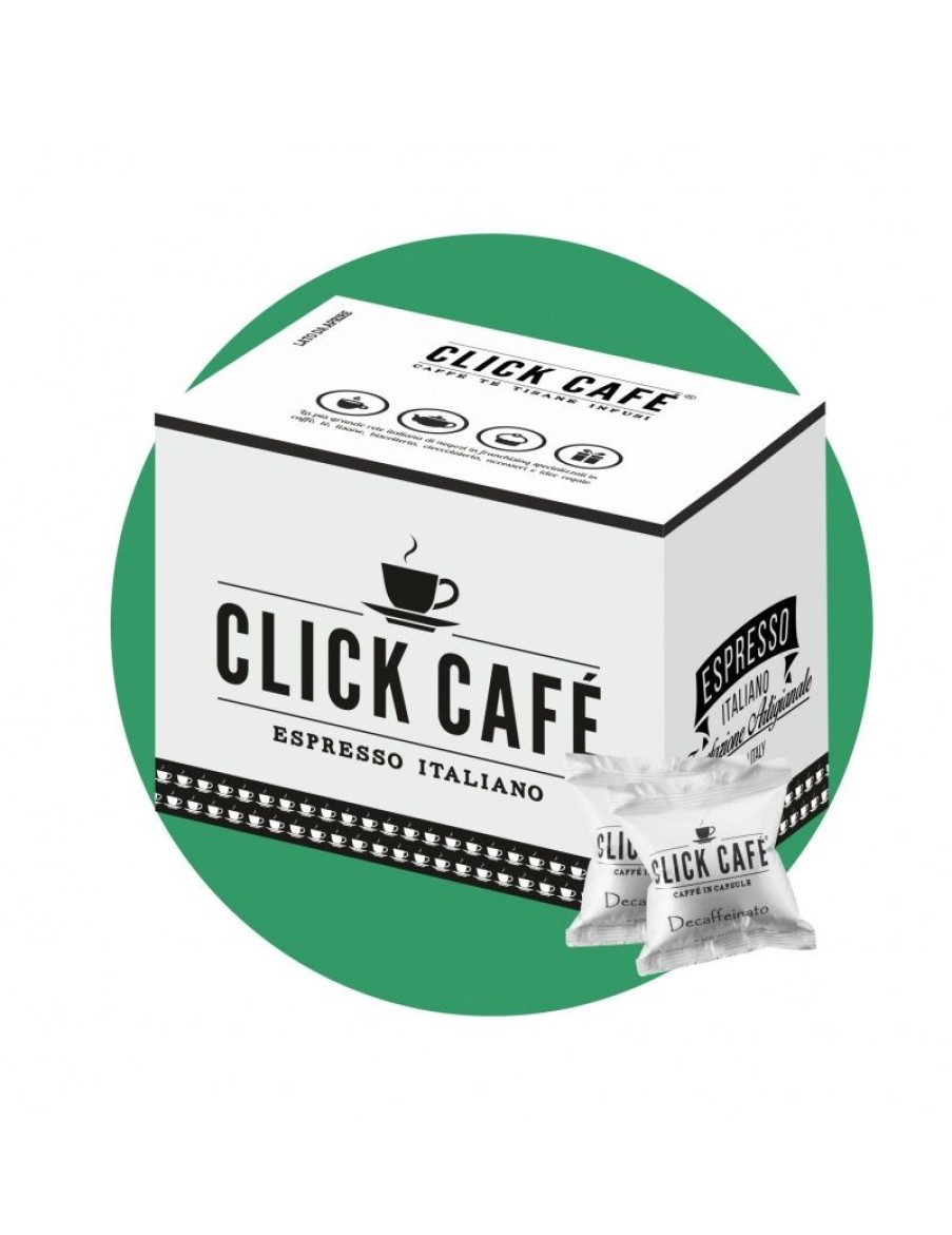 Click Cafe Capsule Compatibili Lavazza* Blue | 75 Capsule Lavazza Blue Miscela Decaffeinato