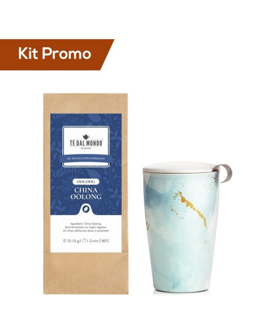 Click Cafe Te Oolong In Foglia | Box Te Oolong Aroma Nocciola Con Infusiera Wellbeing