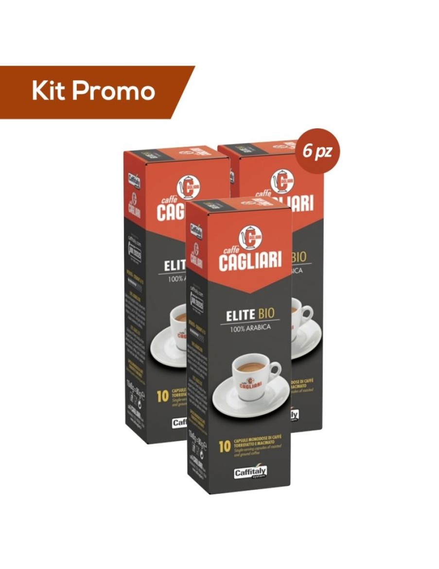 Click Cafe Capsule Caffitaly* Originali | Box 60 Capsule Elite Cagliari Caffitaly