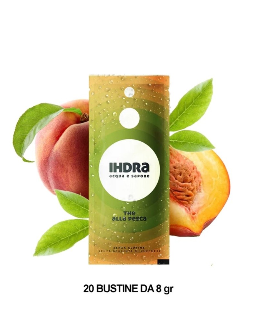 Click Cafe Bevande Energetiche | Ihdra Acqua E Sapore Gusto Te Alla Pesca Box 20 Bustine Da 8 Gr