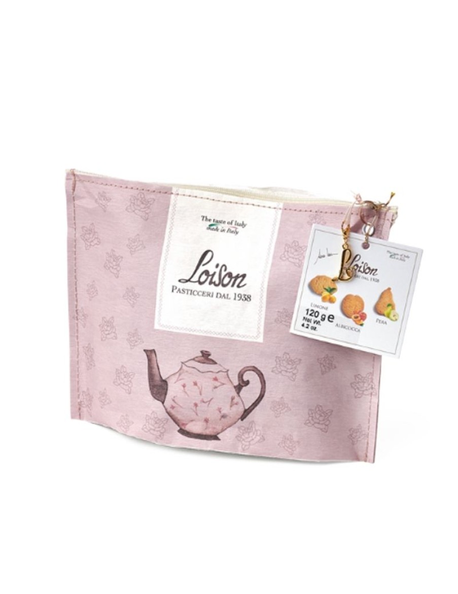 Click Cafe Biscotti Artigianali | Pochette Biscotti Monoporzione Limone, Albicocca, Pera 120 Gr