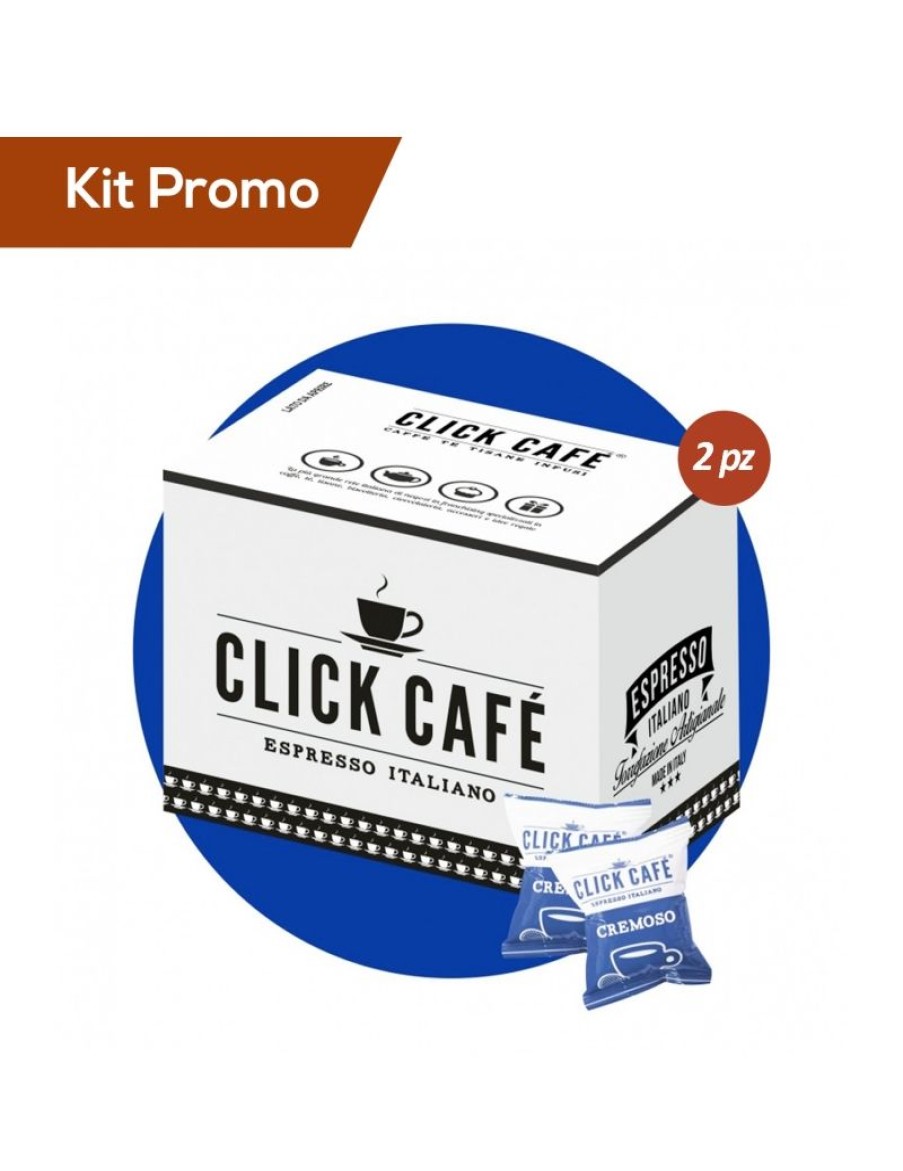 Click Cafe Capsule Compatibili Espresso Point | Box 200 Capsule Miscela Cremoso, Compatibili Espresso Point